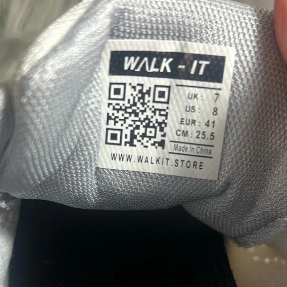 Walk-It Women's White Sneakers Size 8 - Picture 8 of 8